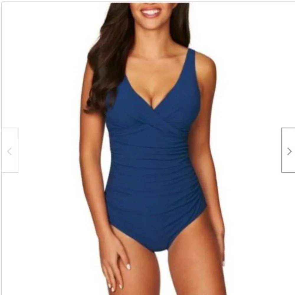 SEA LEVEL Cross Front One Piece Swimsuit
